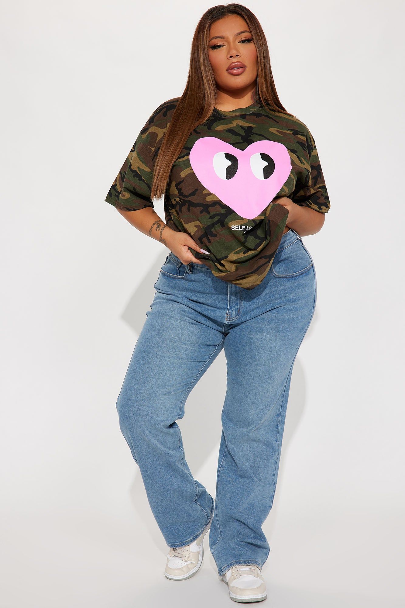 Self Love Camo Tshirt - Camouflage sold by Fashion Nova product image thumbnail 6