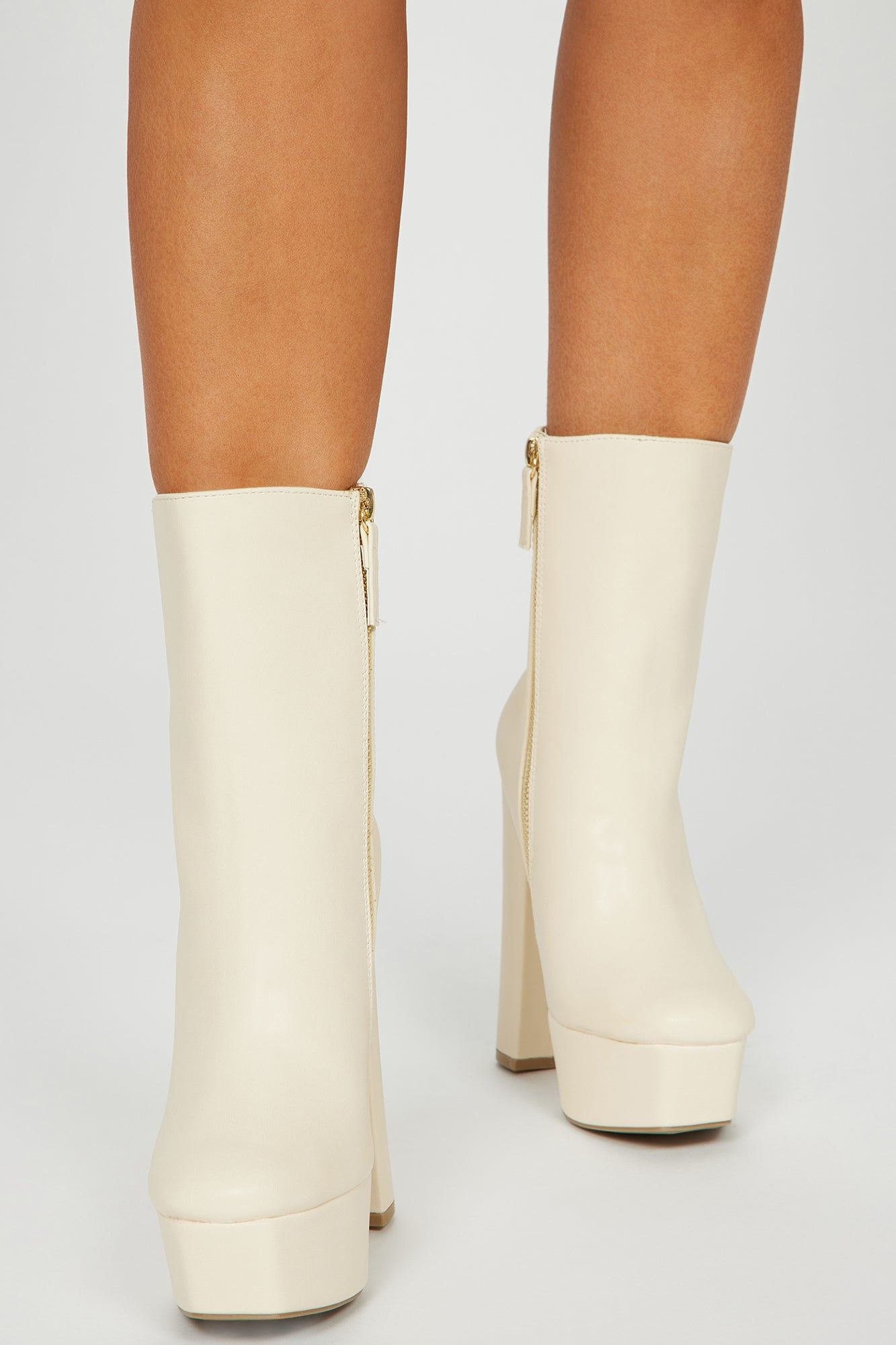 More Time With You Booties - Cream sold by Fashion Nova product image thumbnail 2