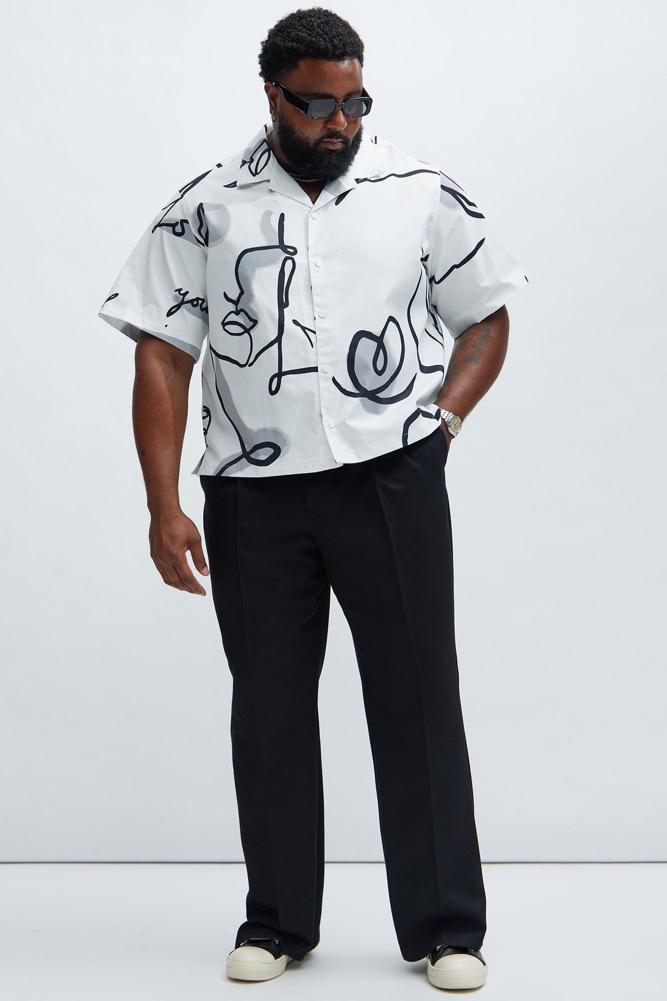 Iris Shirt - White/combo sold by Fashion Nova product image thumbnail 5