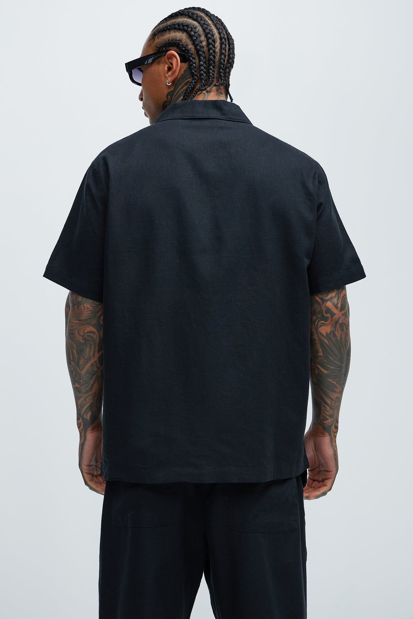 Bahamas Linen Shirt - Black sold by Fashion Nova product image thumbnail 3