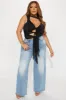 Irresistibly Me Mesh Top - Black sold by Fashion Nova
