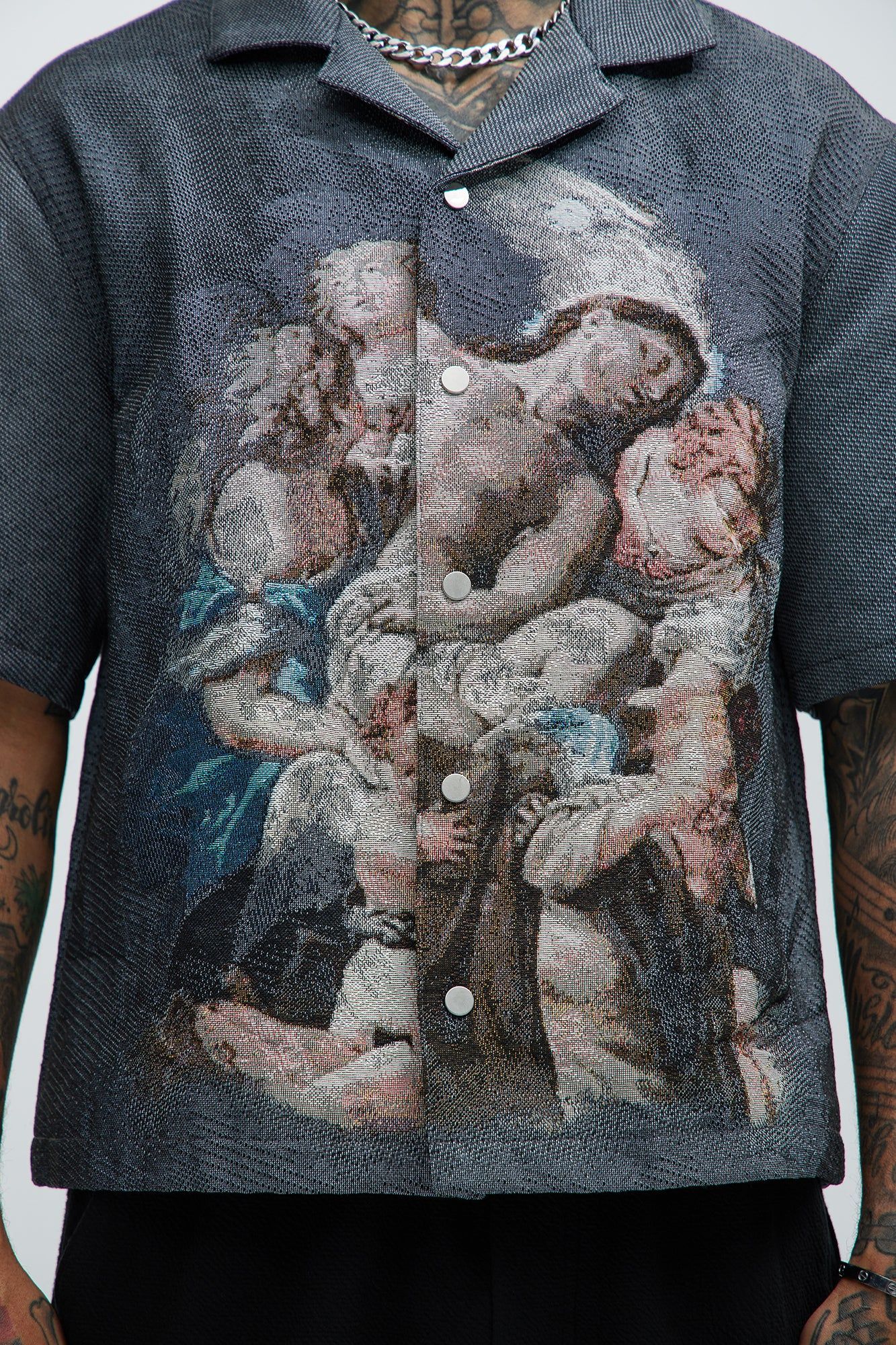 Apollyon Tapestry Shirt - Multi Color sold by Fashion Nova product image thumbnail 3