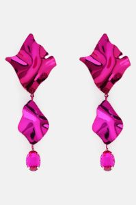 In A Daze Reflection Earrings - Pink sold by Fashion Nova