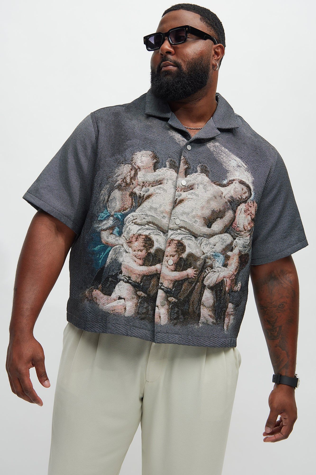 Apollyon Tapestry Shirt - Multi Color sold by Fashion Nova product image thumbnail 5