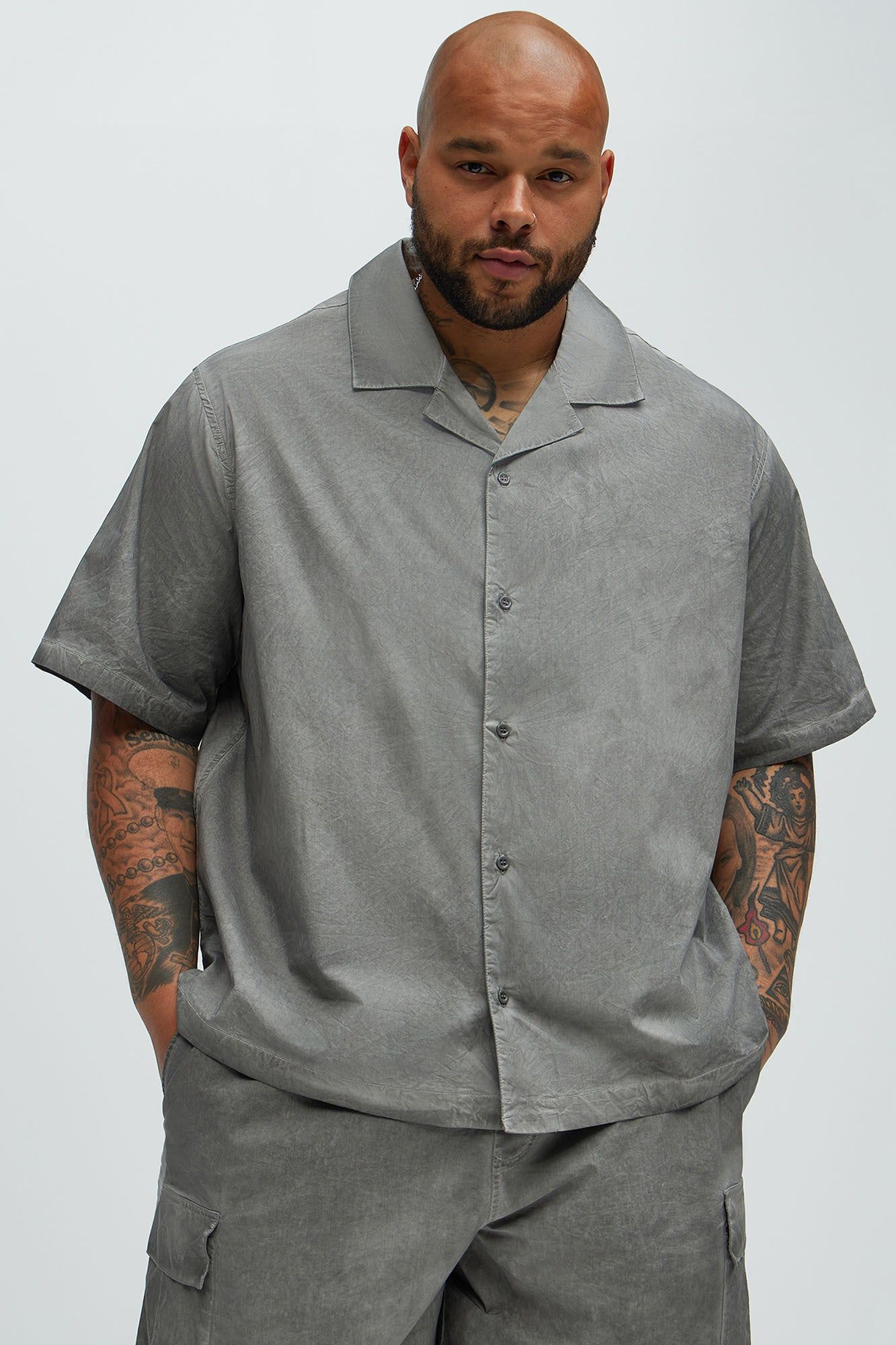 Arlo Shirt - Grey sold by Fashion Nova product image thumbnail 4