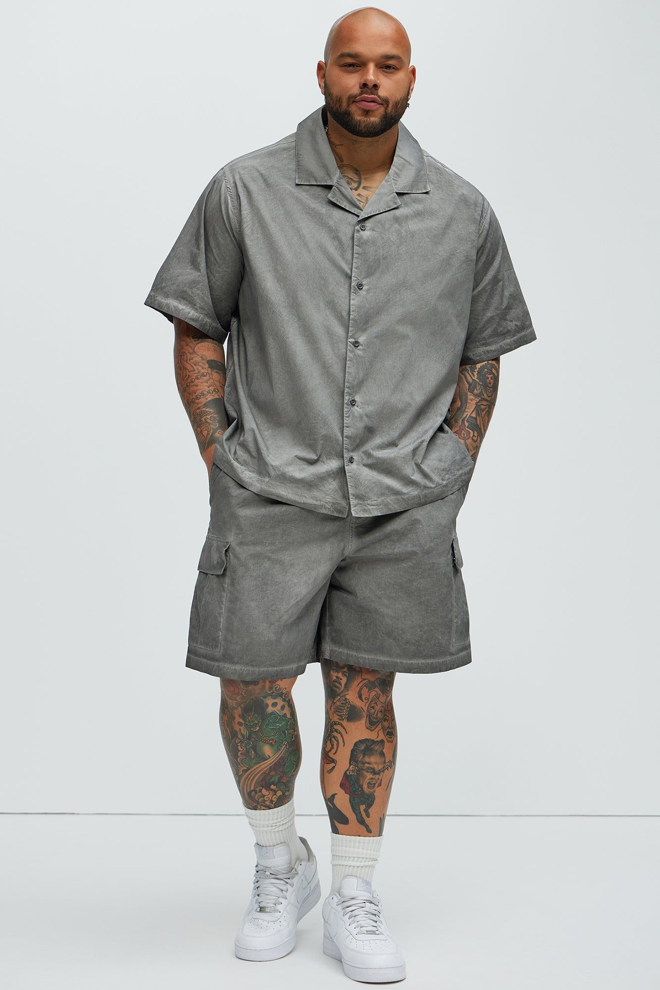 Arlo Shirt - Grey sold by Fashion Nova product image thumbnail 5