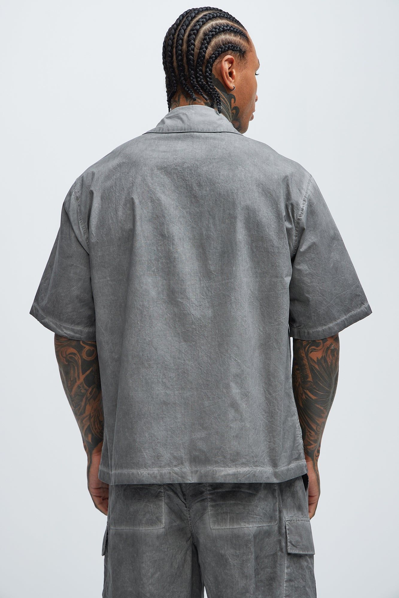 Arlo Shirt - Grey sold by Fashion Nova product image thumbnail 3