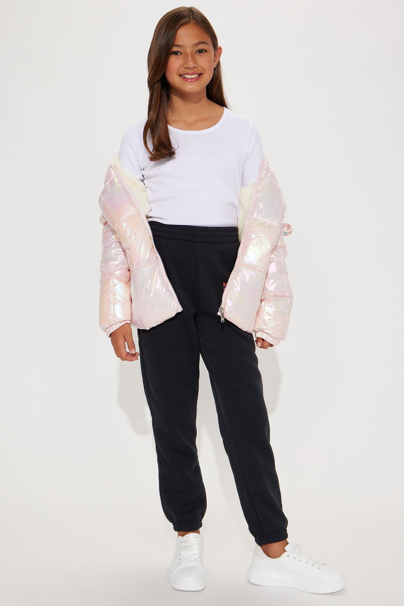 Mini Better Days Ahead Fleece Jogger - Black sold by Fashion Nova product image thumbnail 3