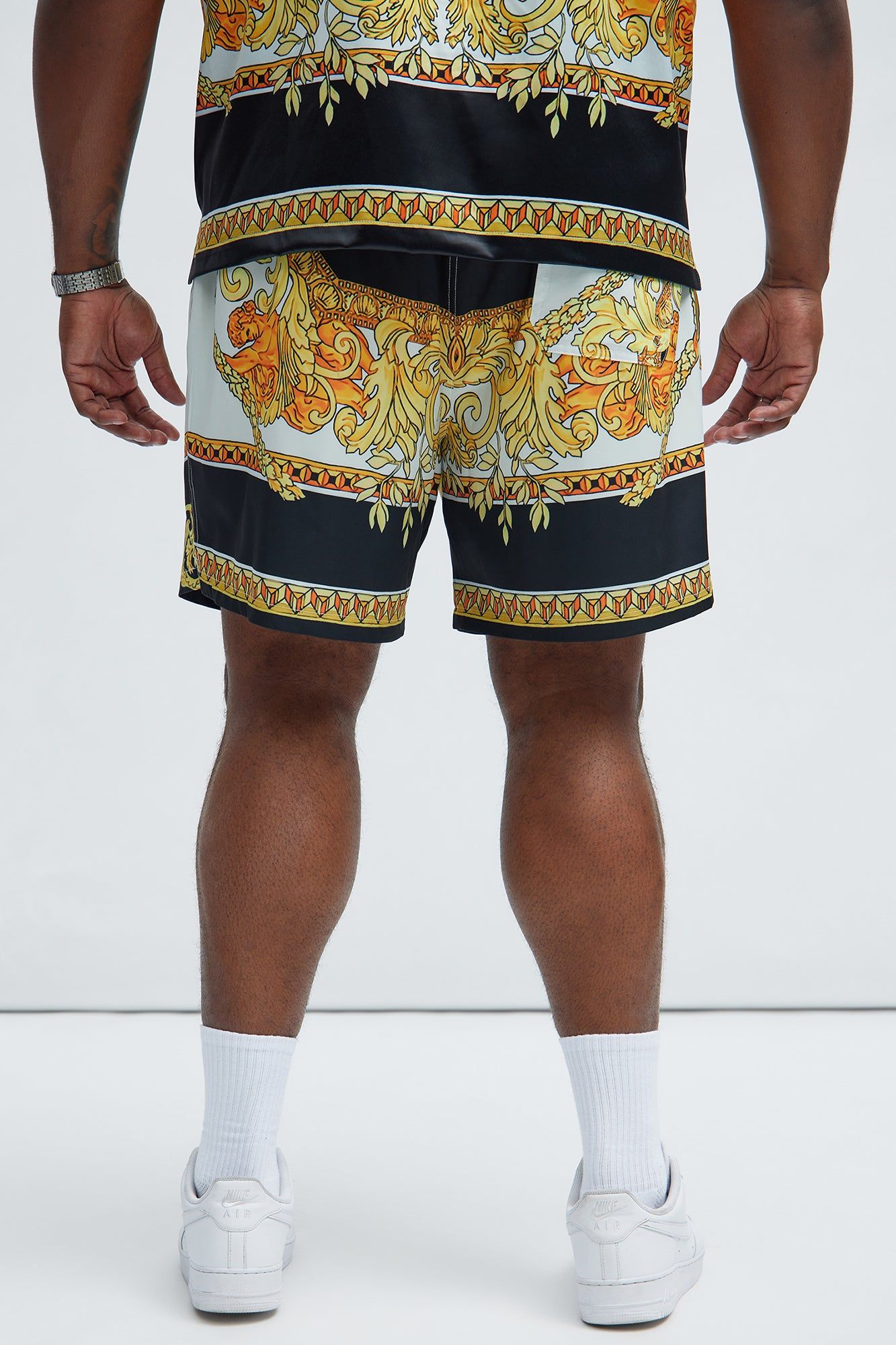 Del Roma Swim Trunks - Black/combo sold by Fashion Nova product image thumbnail 4