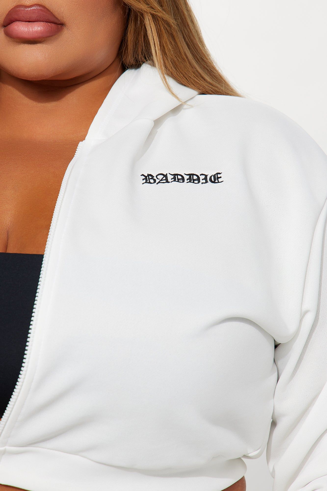 Baddies Club Lounge Short Set - White sold by Fashion Nova product image thumbnail 7