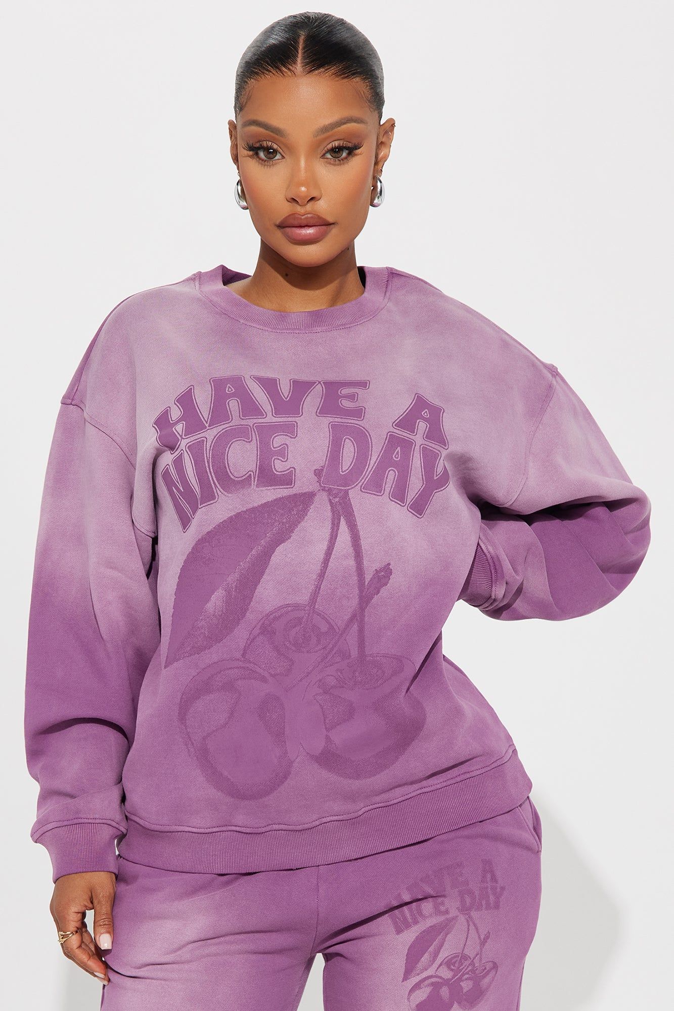 Nicer Days Jogger Set - Purple sold by Fashion Nova product image thumbnail 2