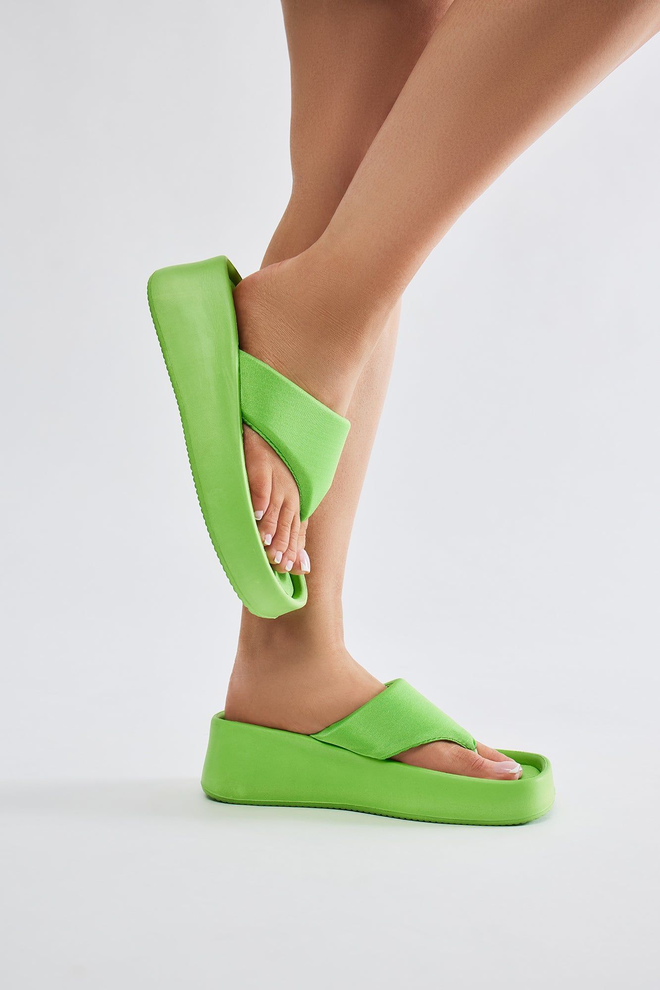 Summer Vibes Platform Wedges - Lime sold by Fashion Nova product image thumbnail 2