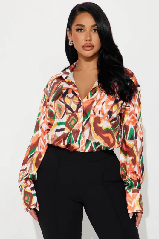 Desert Sun Shirt - Multi Color sold by Fashion Nova