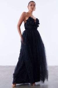 Dahlia Tulle Gown - Black sold by Fashion Nova