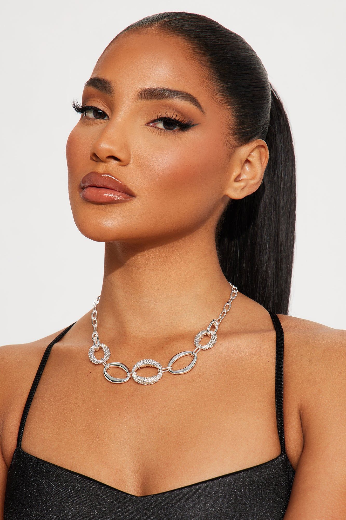 Linking Up Later Necklace - Silver sold by Fashion Nova product image thumbnail 2
