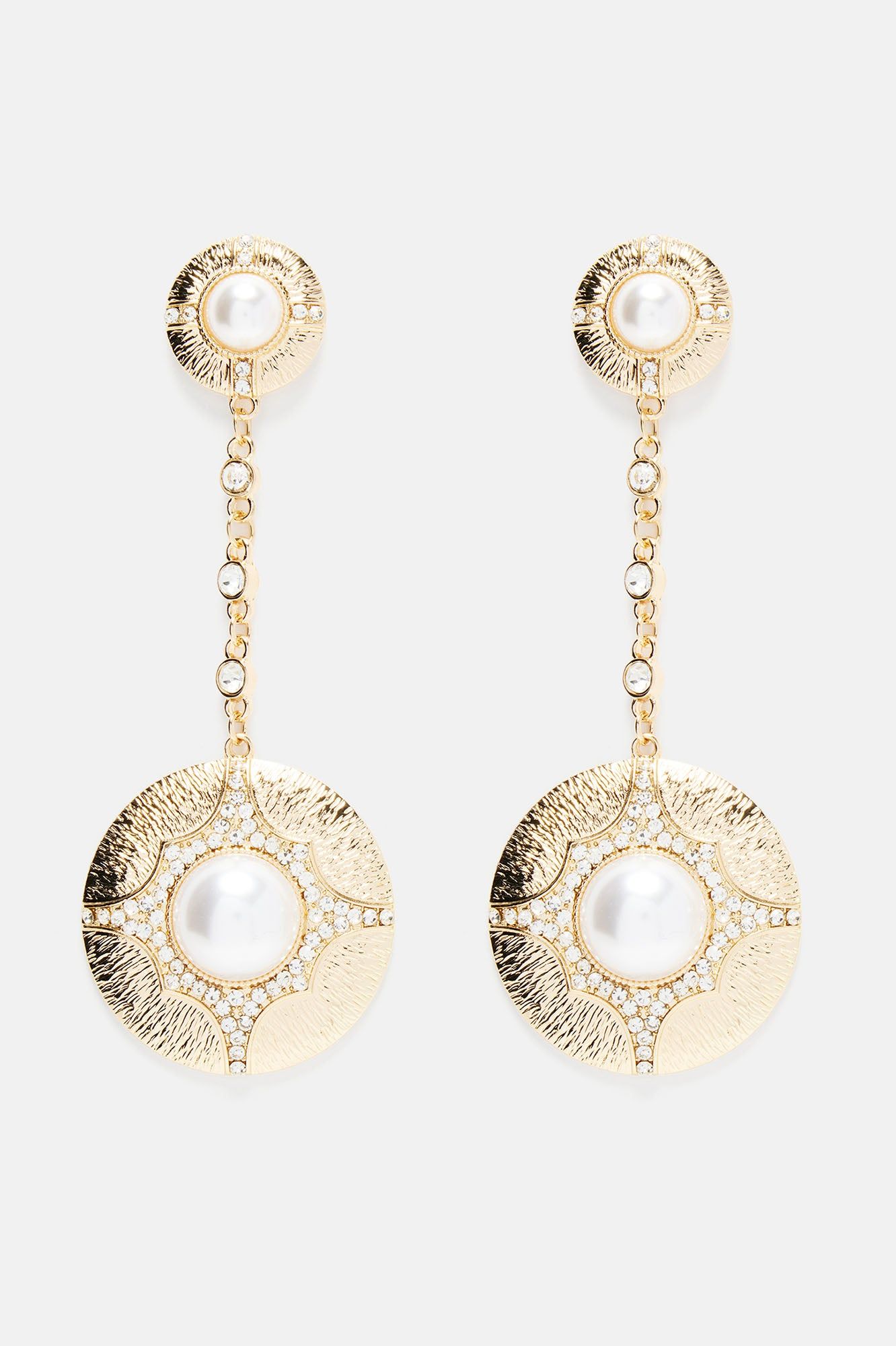 Magnificent Drop Earrings - Gold sold by Fashion Nova product image thumbnail 3