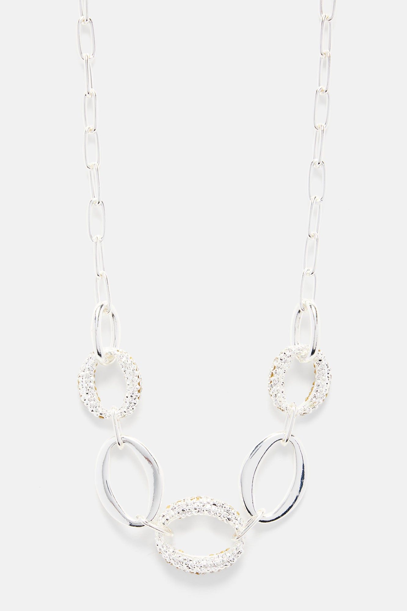 Linking Up Later Necklace - Silver sold by Fashion Nova product image thumbnail 3