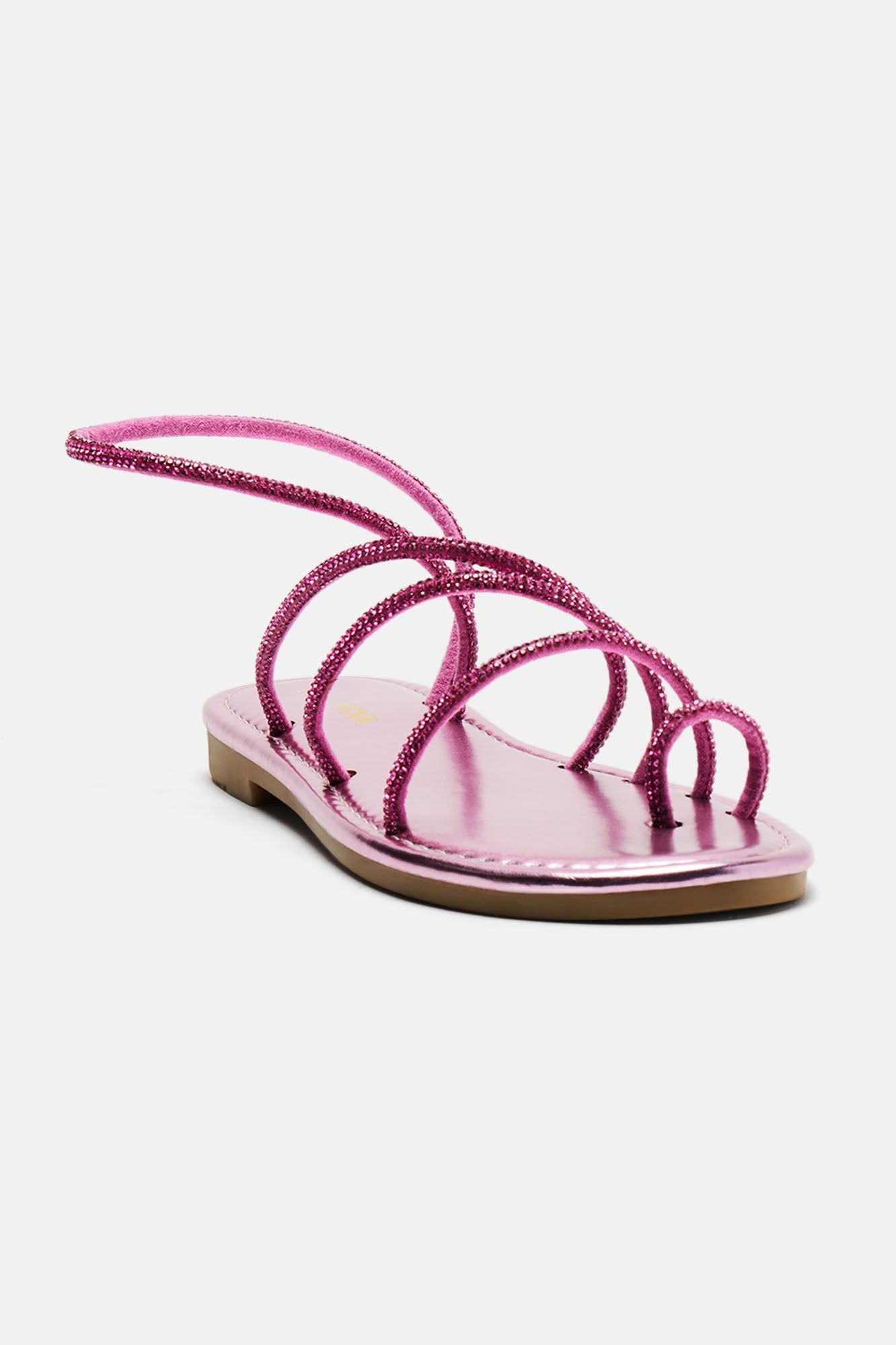 Kaelynn Flat Sandals - Pink sold by Fashion Nova product image thumbnail 3
