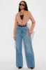 Cutting Edge Lace Up Cropped Blazer - Mocha sold by Fashion Nova