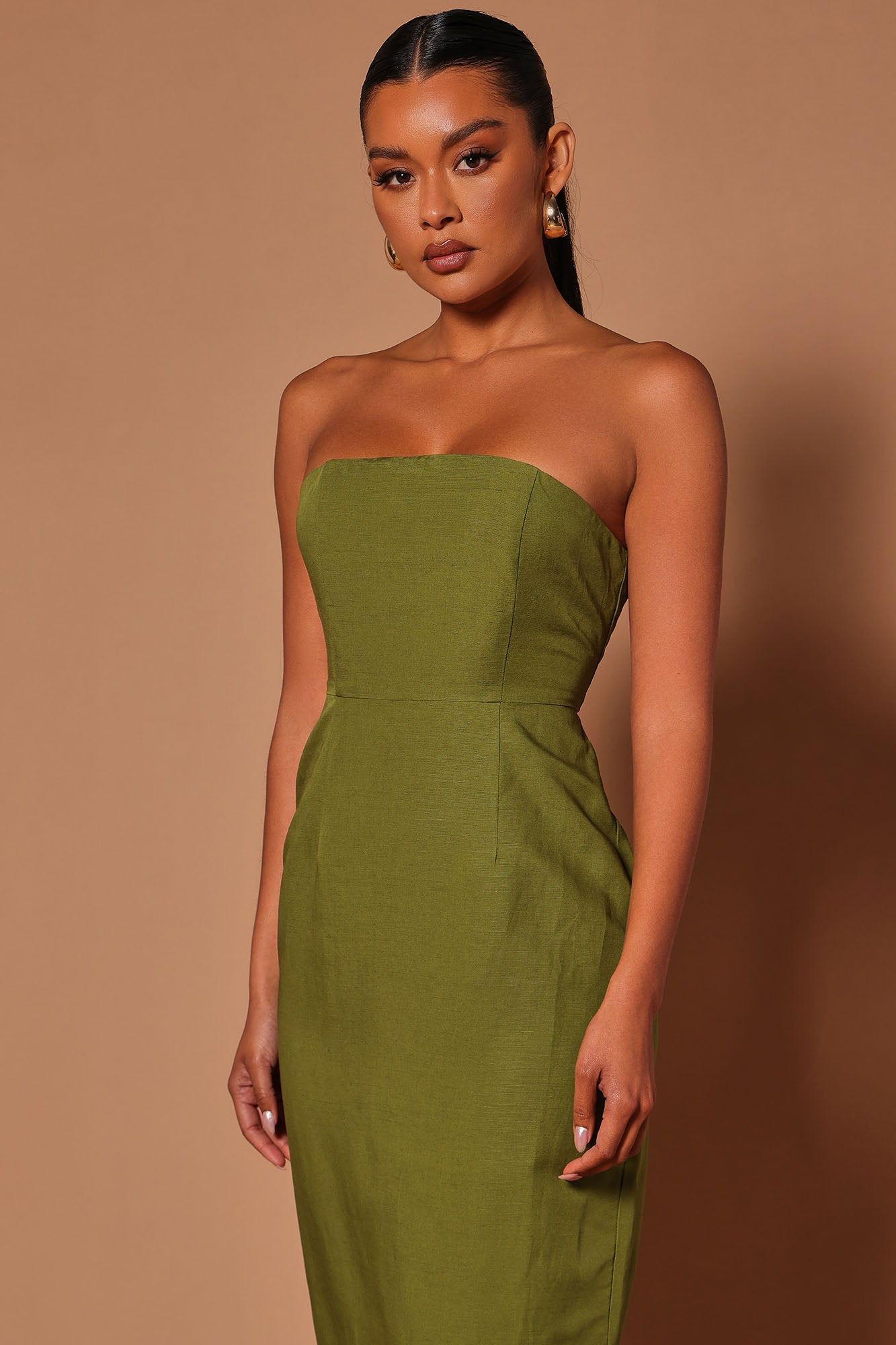 Aggy Midi Dress - Olive sold by Fashion Nova product image thumbnail 2