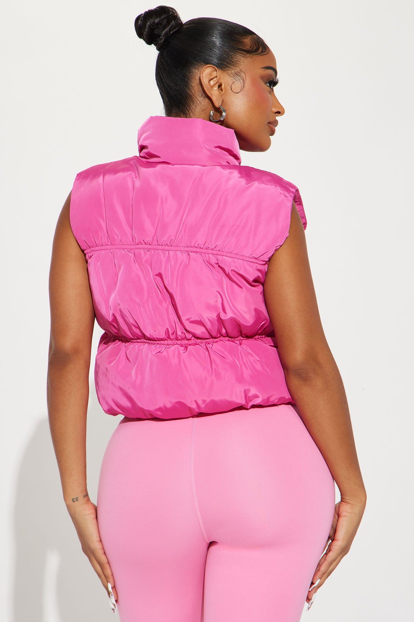 Stella Puffer Vest - Pink sold by Fashion Nova product image thumbnail 3