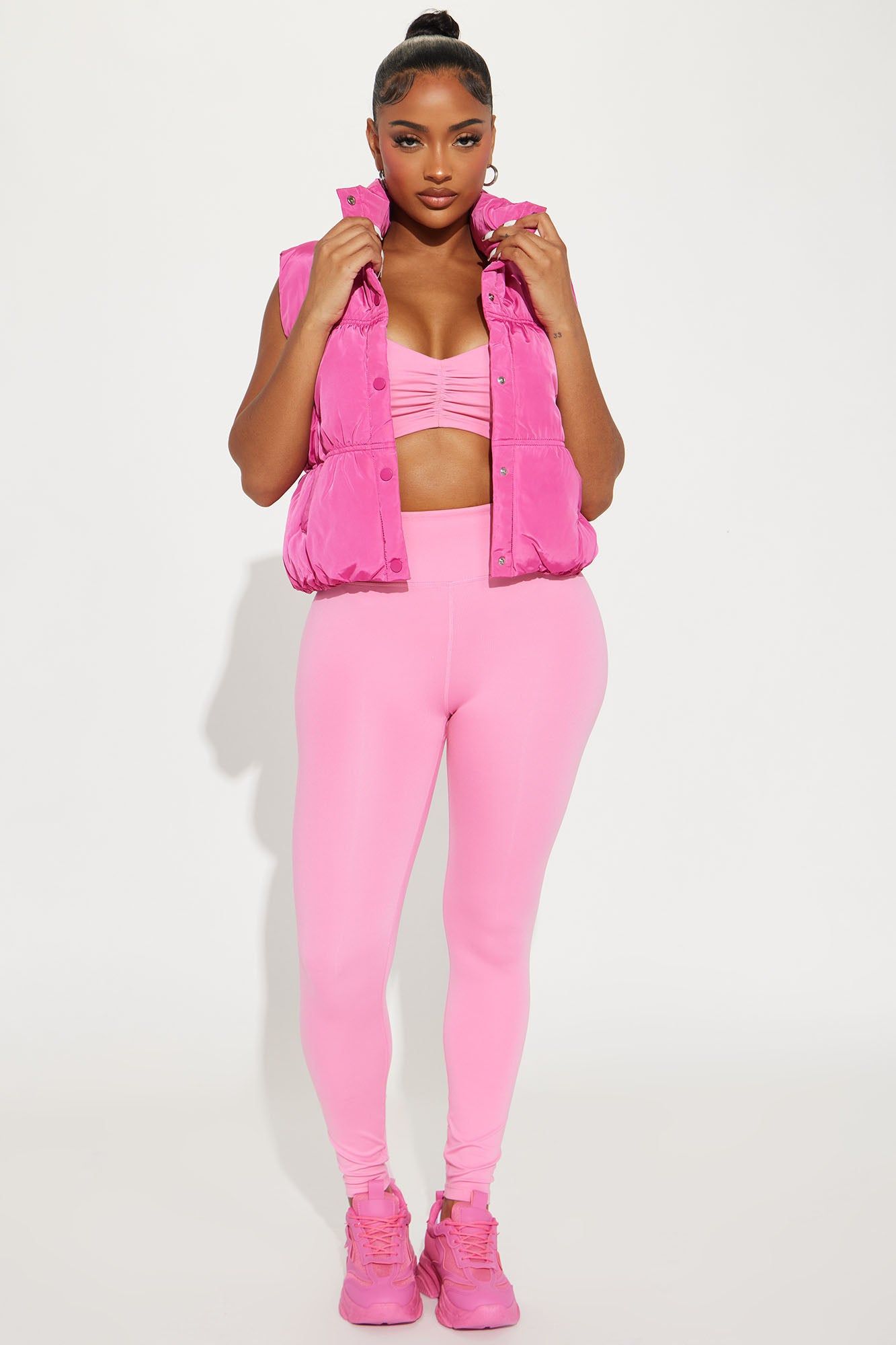 Stella Puffer Vest - Pink sold by Fashion Nova product image thumbnail 2
