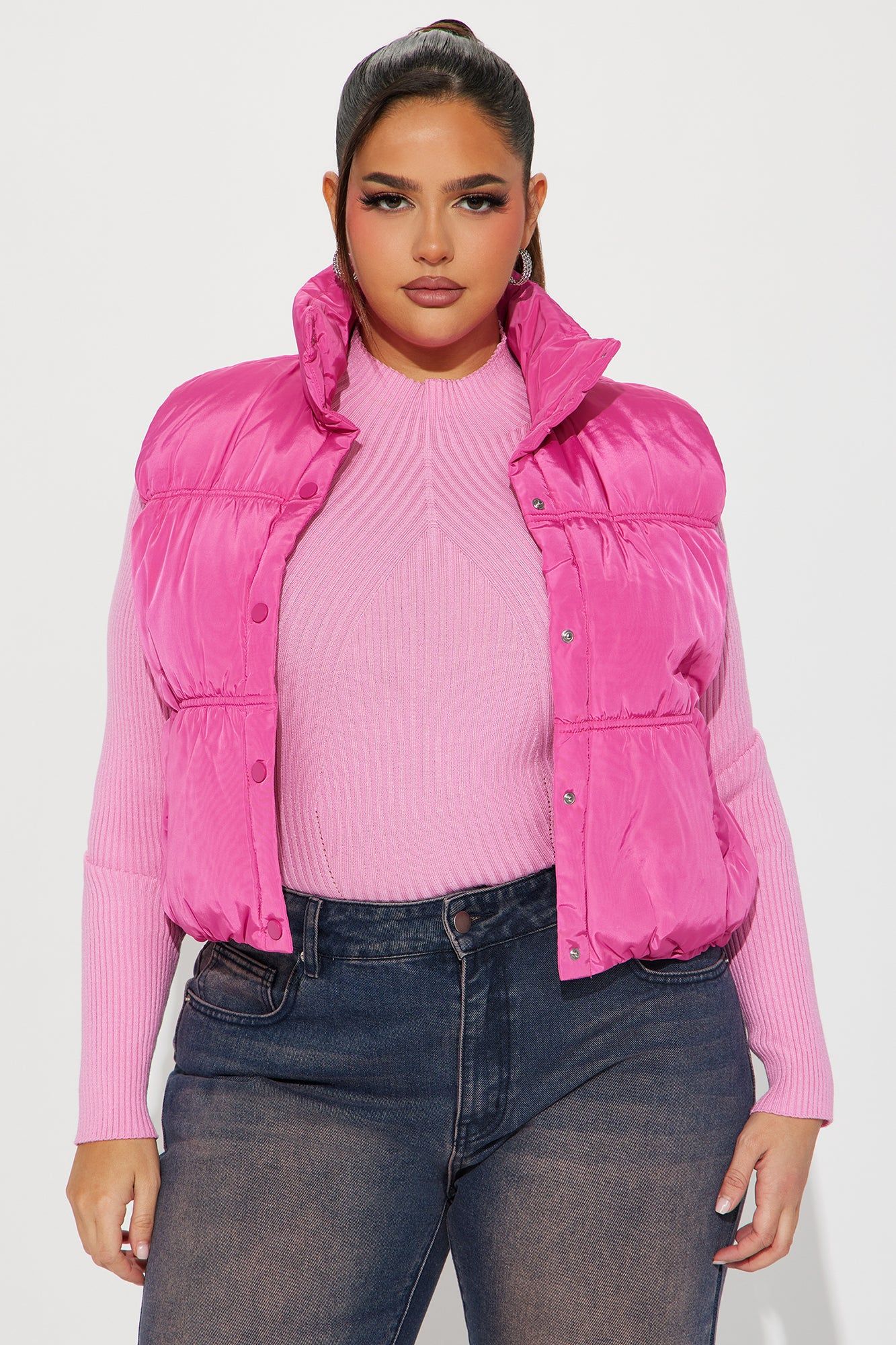 Stella Puffer Vest - Pink sold by Fashion Nova product image thumbnail 4