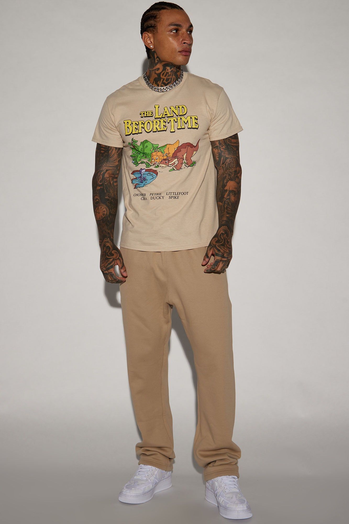 The Land Before Time Short Sleeve Tee - Sand sold by Fashion Nova product image thumbnail 3