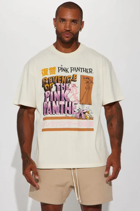 The Pink Panther Oversized Short Sleeve Tee - Cream sold by Fashion Nova