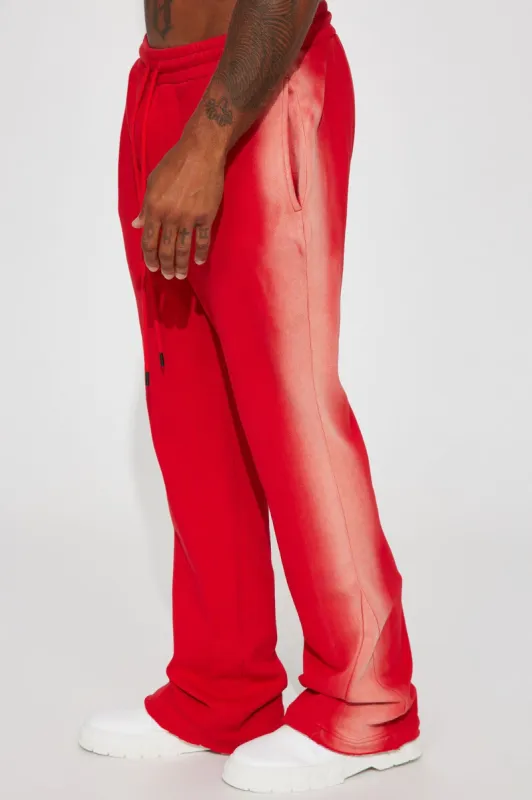 Tyson All You Flared Sweatpants - Red sold by Fashion Nova