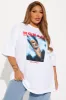 Monaco Yacht Club Oversized Tee - White sold by Fashion Nova