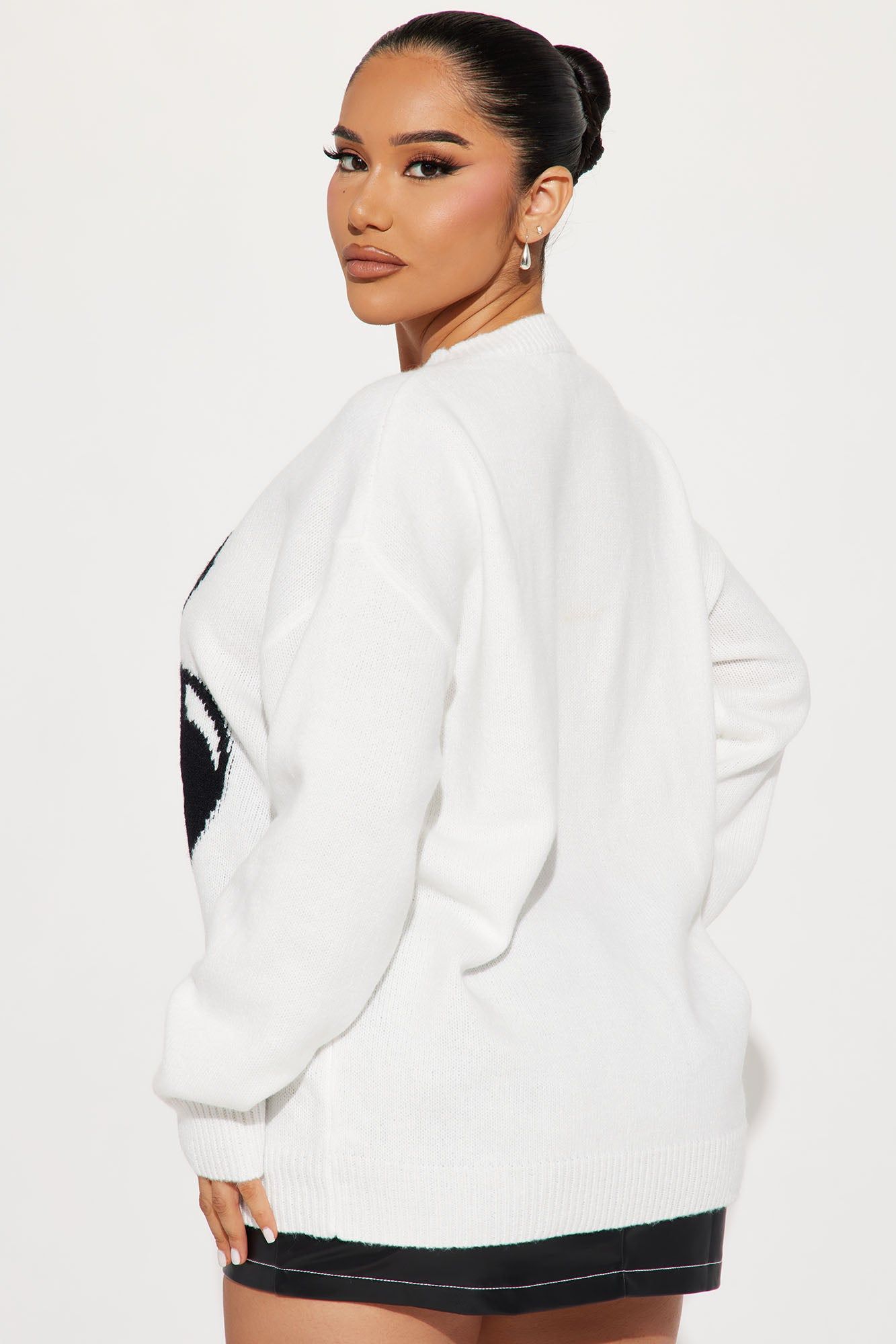 The Cherry Game Sweater - Ivory/combo sold by Fashion Nova product image thumbnail 3