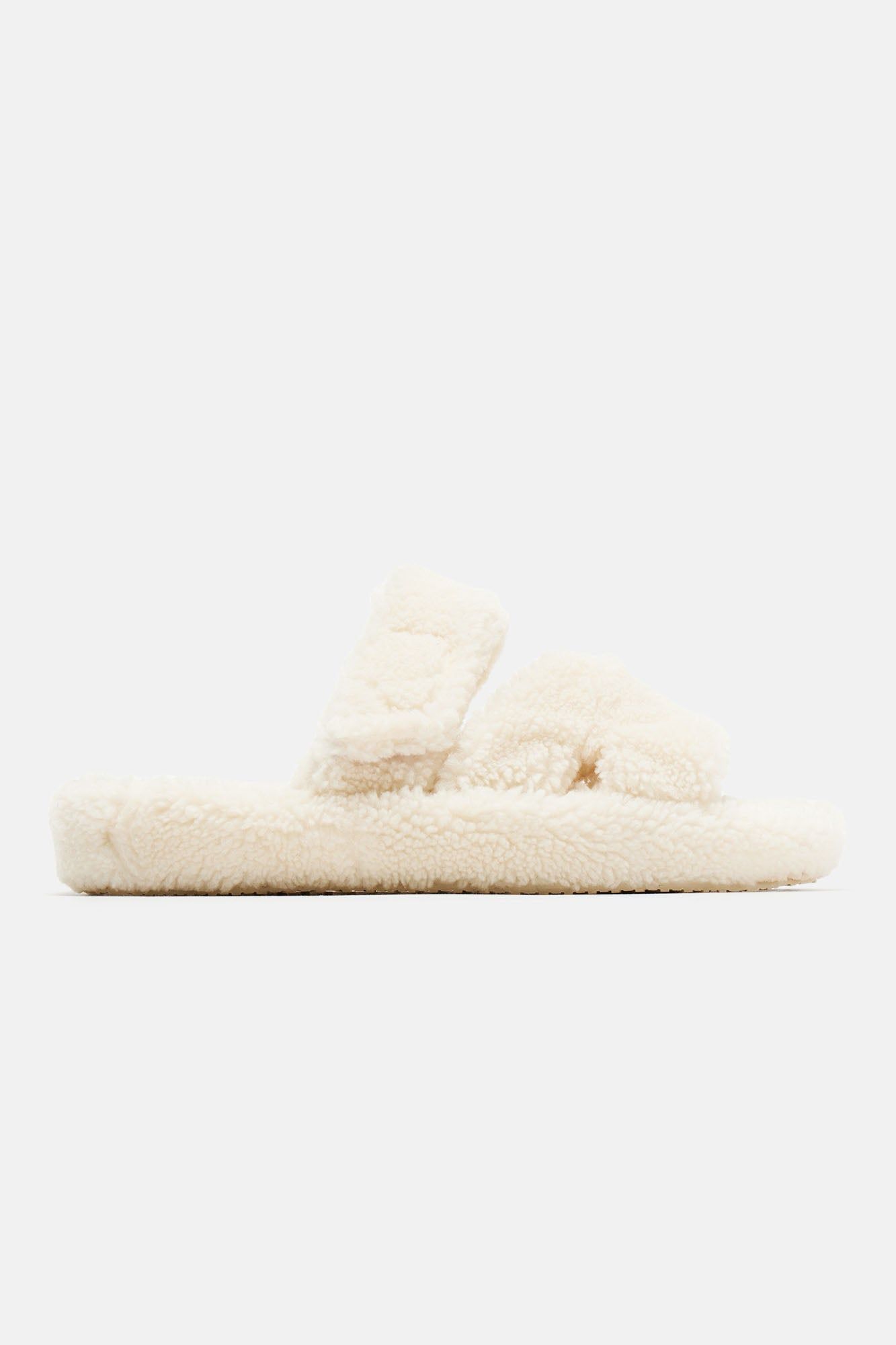 Isabelle Sherpa Slippers - Beige sold by Fashion Nova product image thumbnail 4