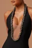 Huxley Bandage Chain Gown - Black sold by Fashion Nova
