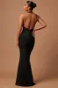 Huxley Bandage Chain Gown - Black sold by Fashion Nova