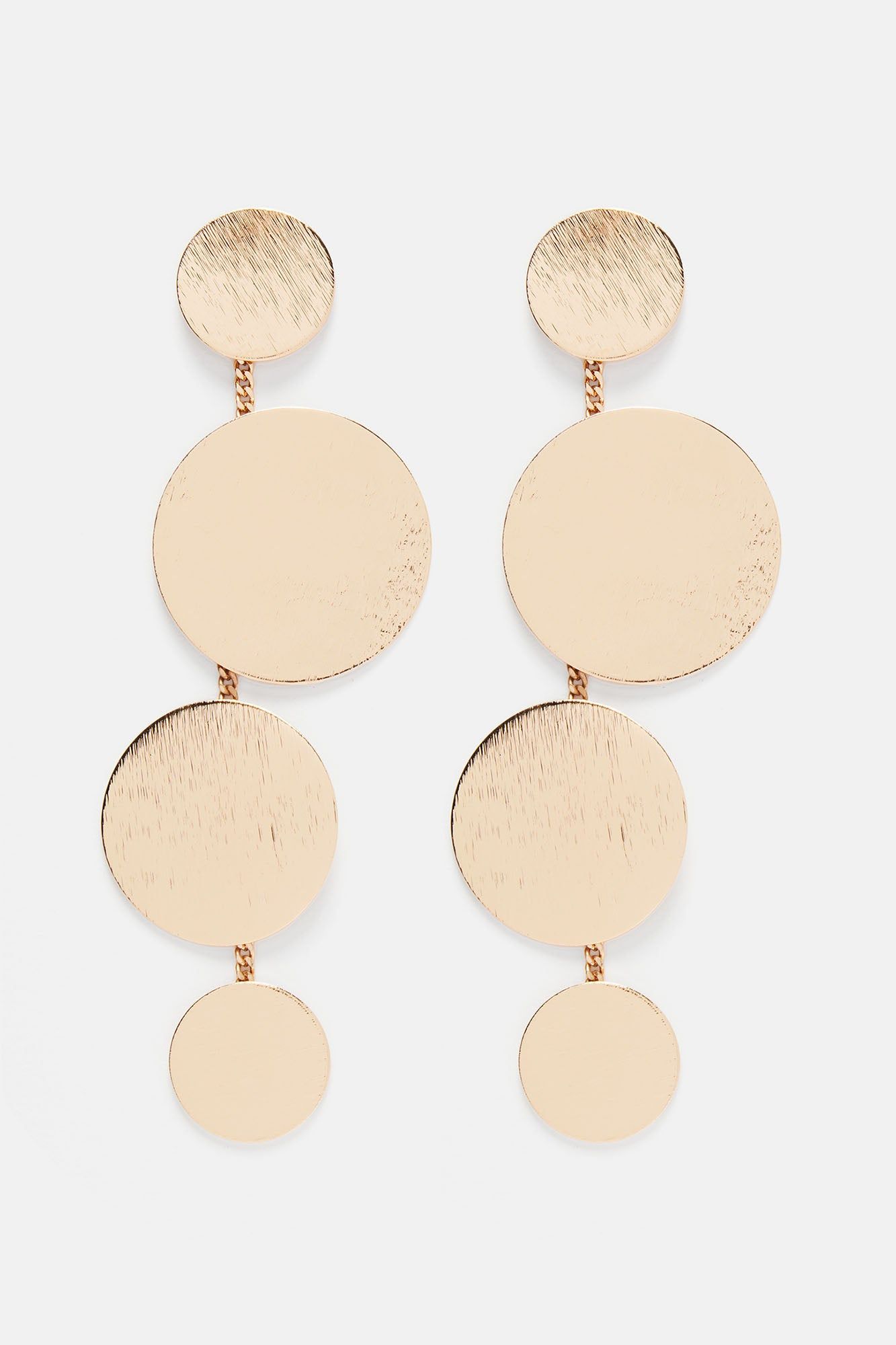 Taking My Chances Earrings - Gold sold by Fashion Nova product image thumbnail 3