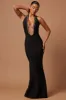 Huxley Bandage Chain Gown - Black sold by Fashion Nova