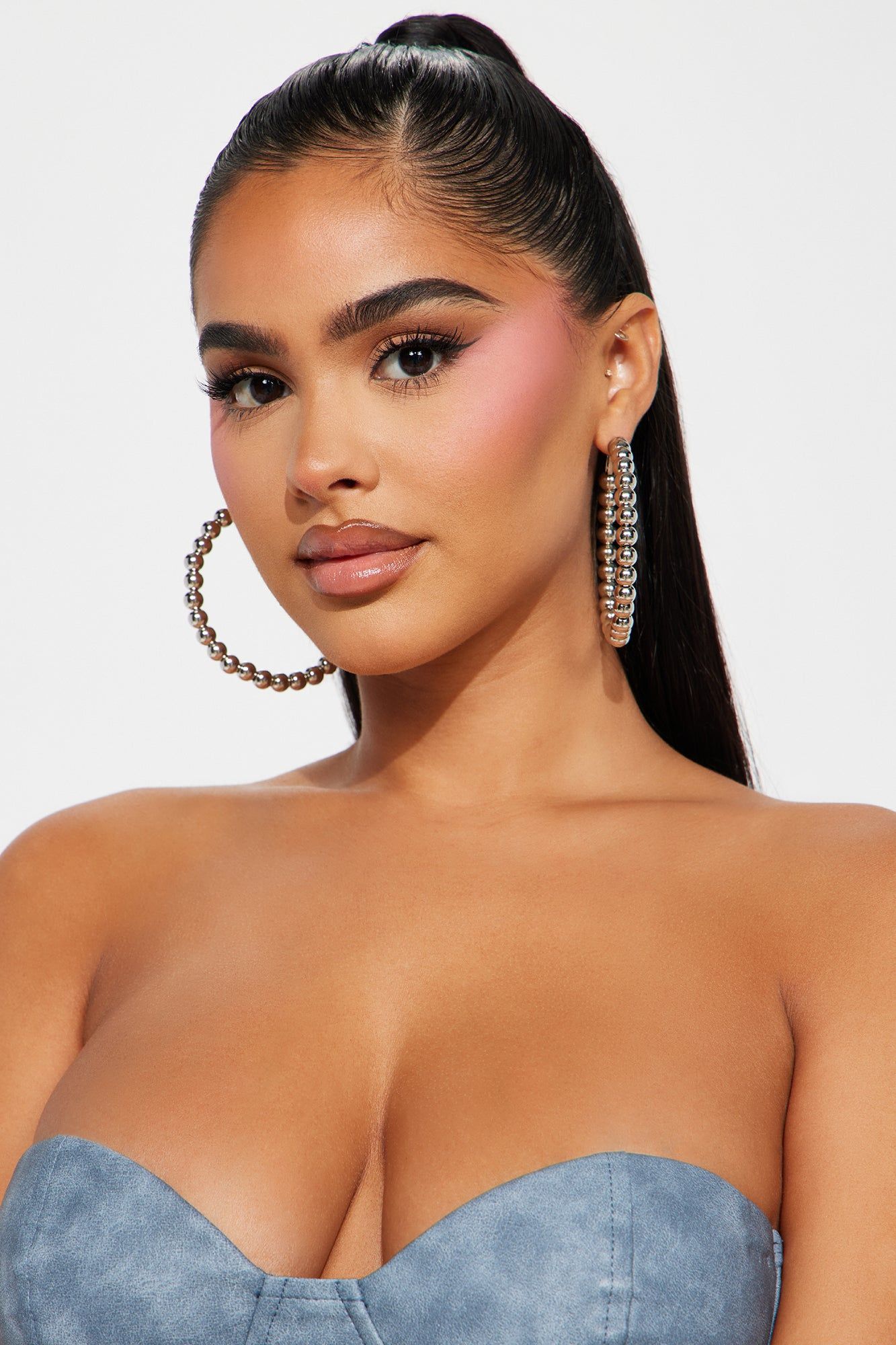 Balling On You Earrings - Silver sold by Fashion Nova product image thumbnail 2