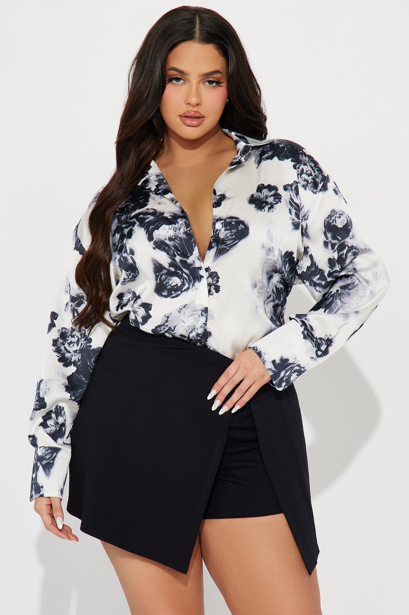 Off Duty Shirt - Ivory/combo sold by Fashion Nova product image thumbnail 4