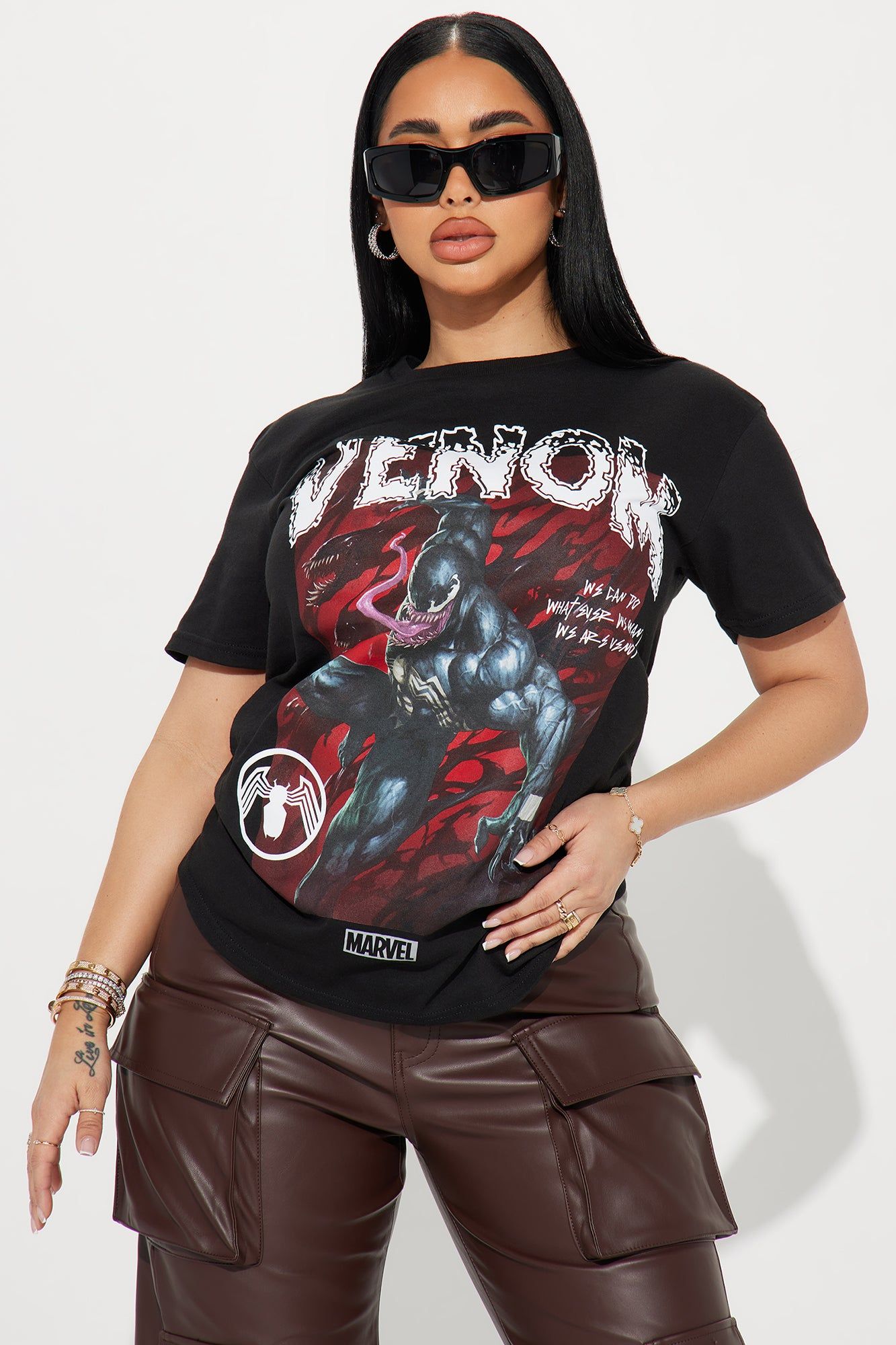 Marvel's Venom Graphic Tee - Black sold by Fashion Nova