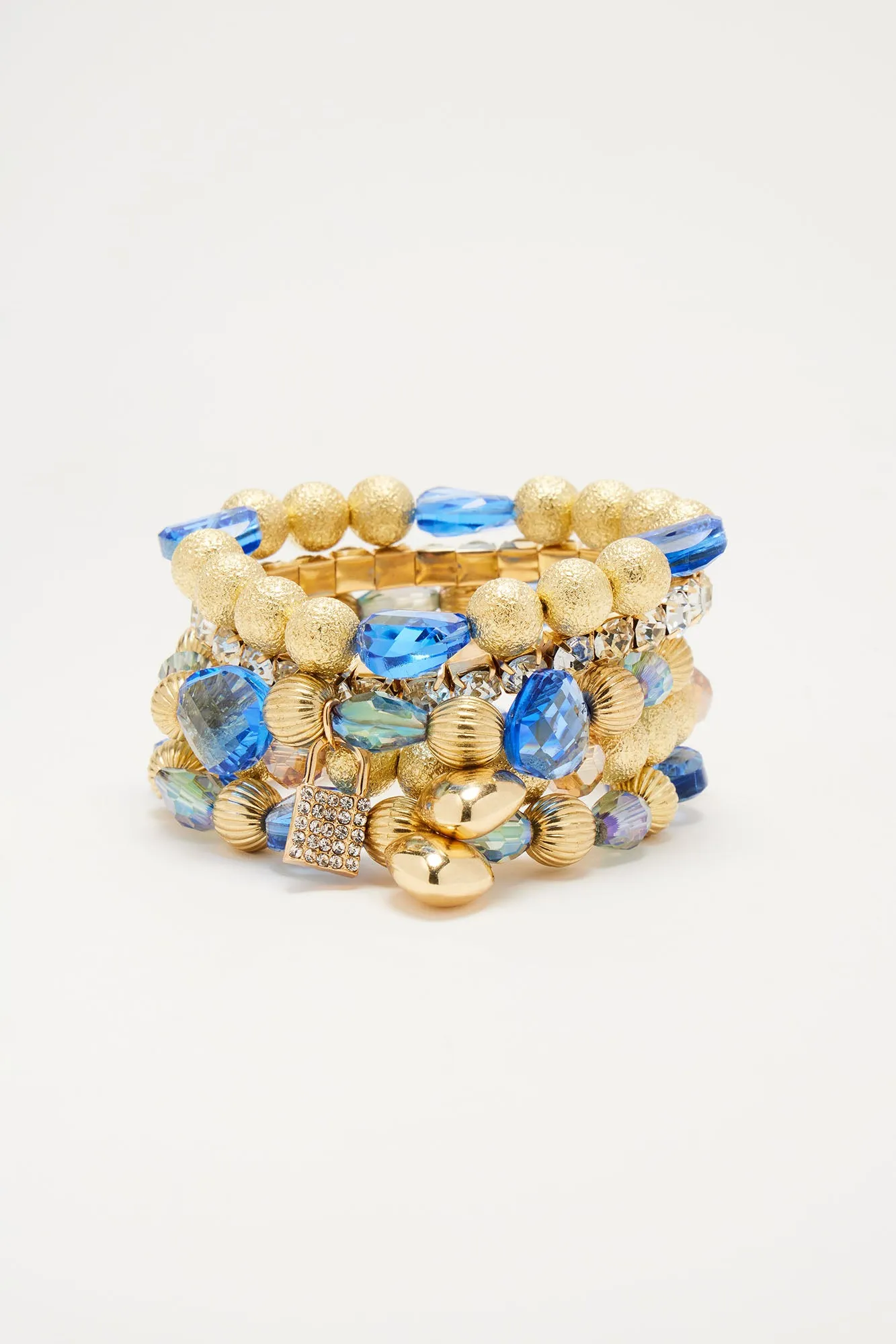 Secrets Of The Ocean Bracelet Set - Gold/Blue sold by Fashion Nova product image thumbnail 3