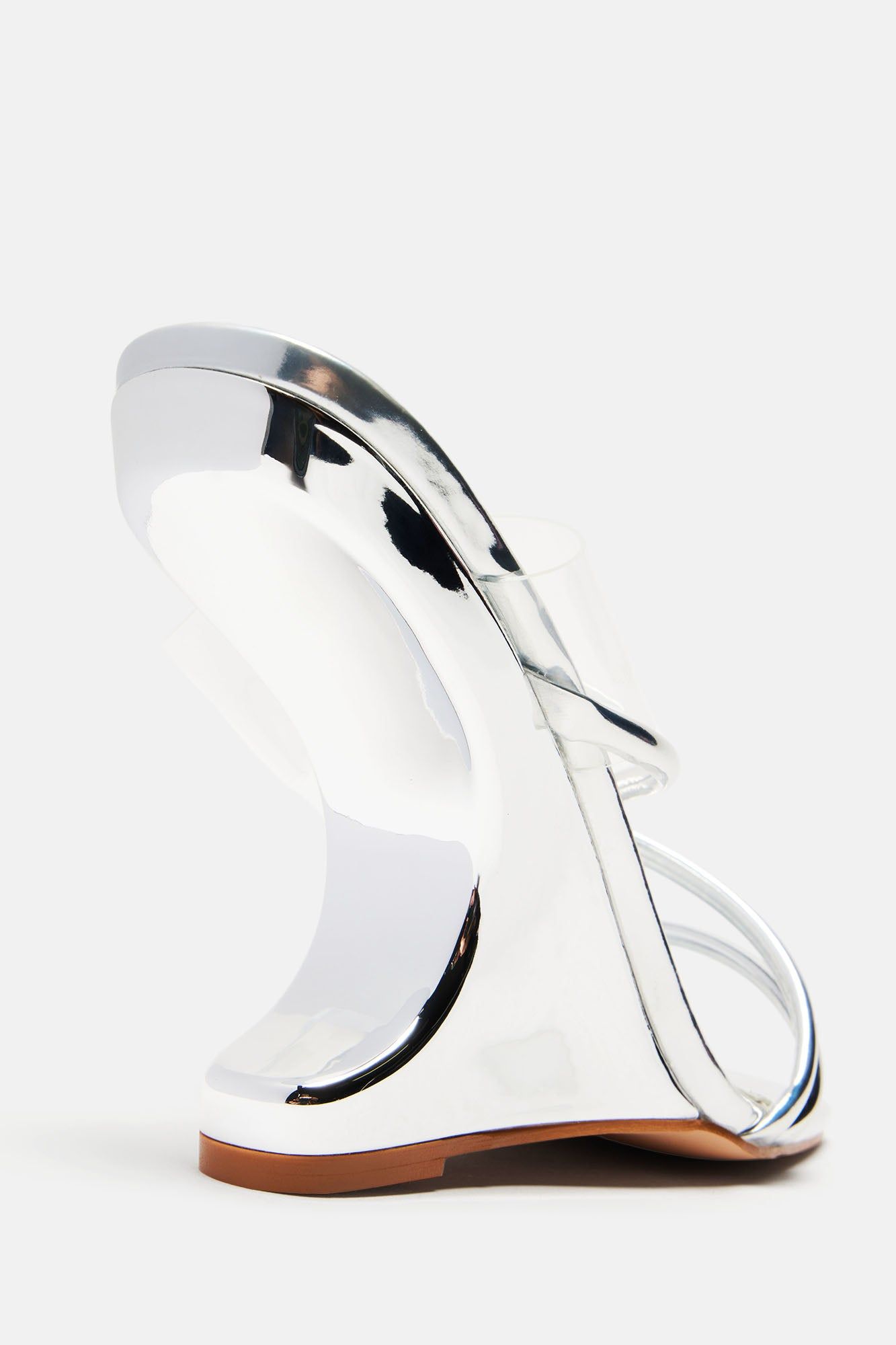 Feeling Anything But Bothered Wedges - Silver sold by Fashion Nova product image thumbnail 5