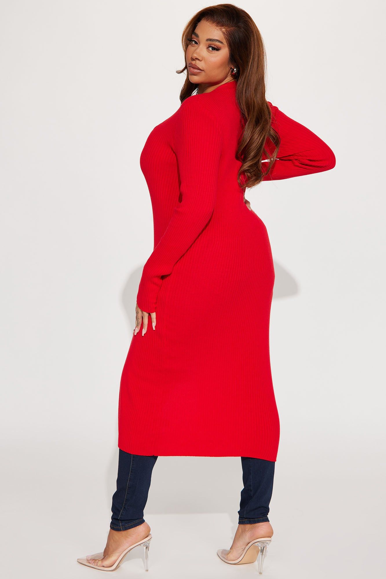 Rissa Cardigan Sweater - Red sold by Fashion Nova product image thumbnail 6