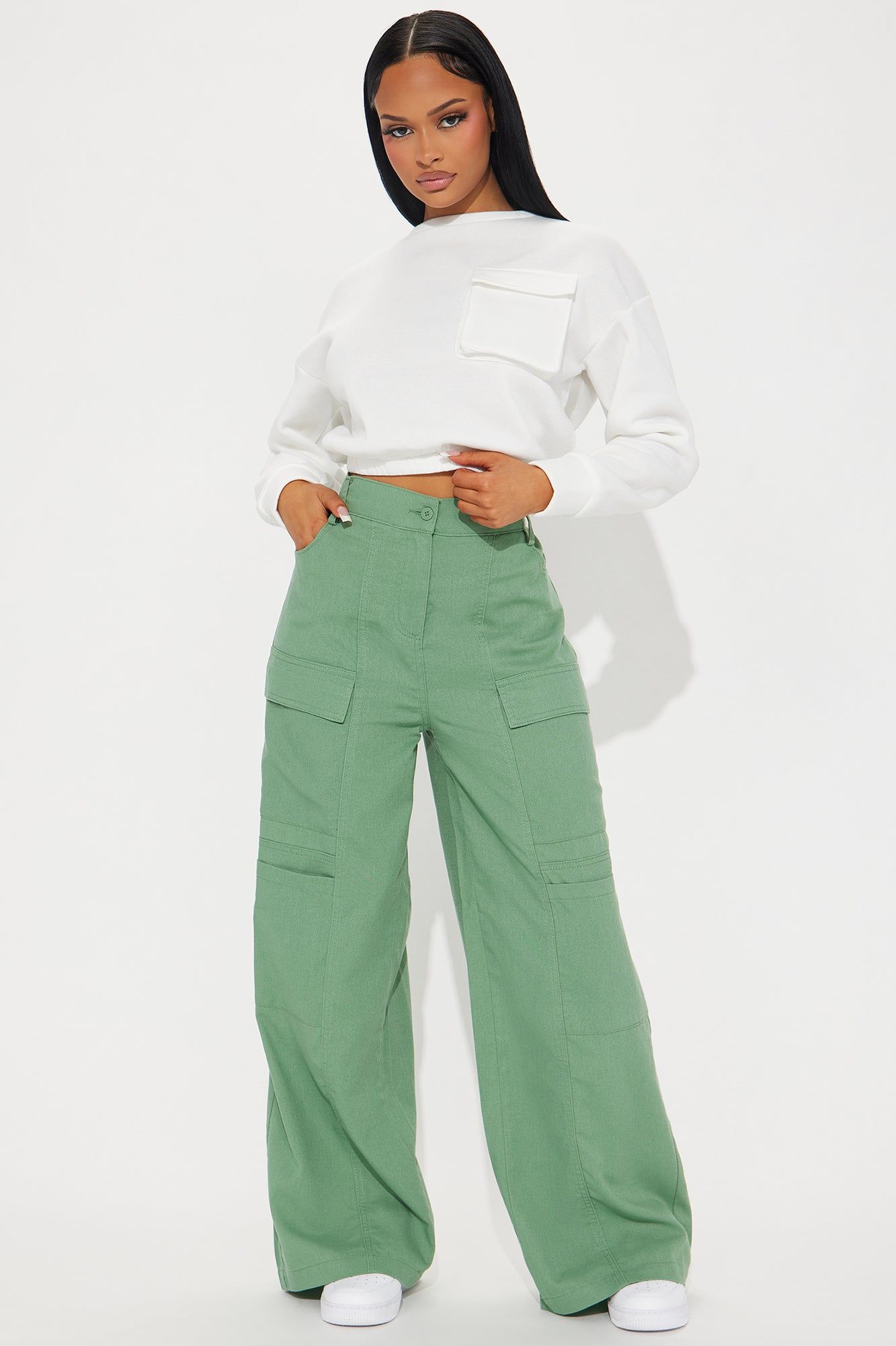 Amaya Fleece Lounge Top - White sold by Fashion Nova product image thumbnail 2