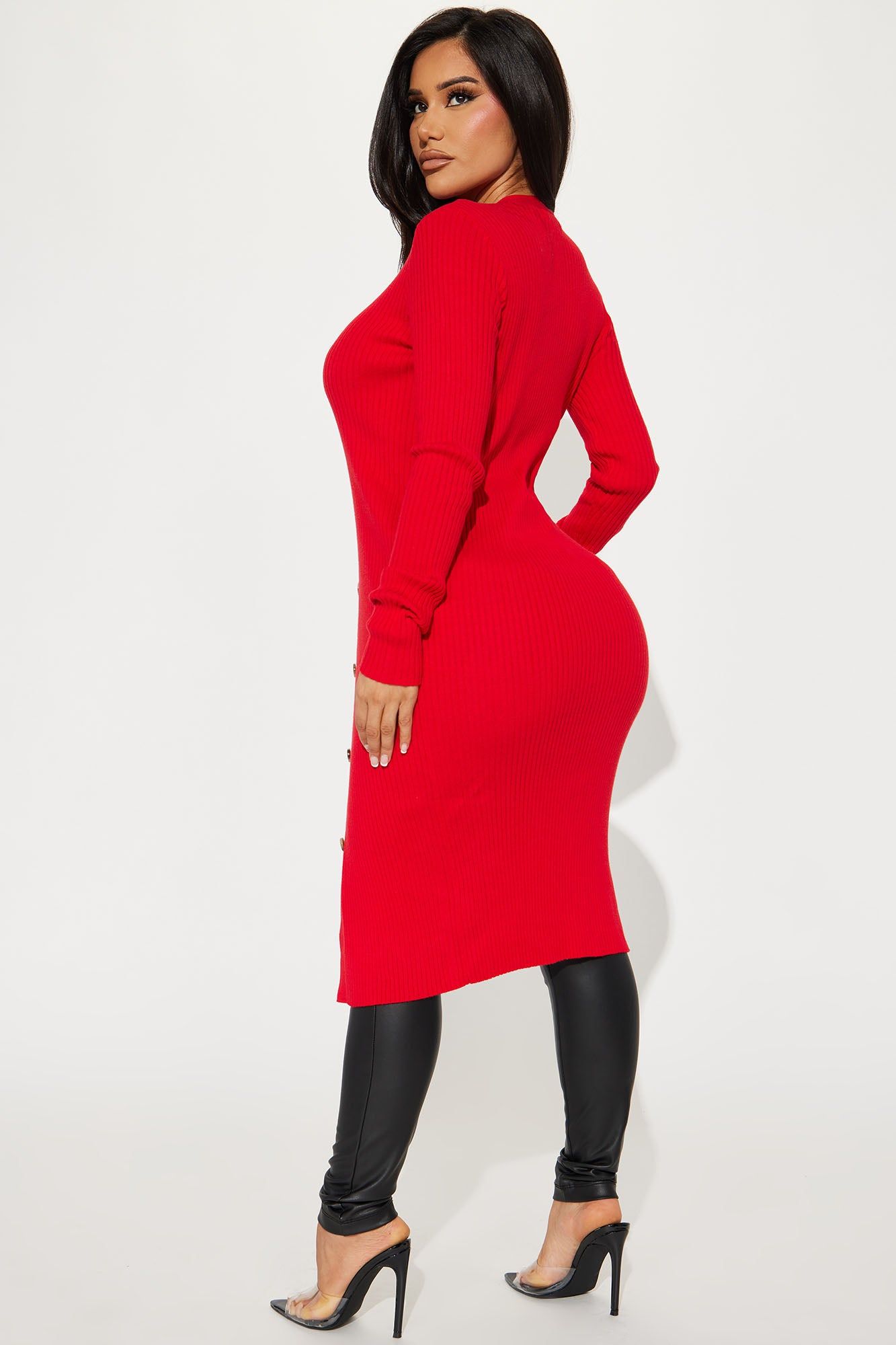 Rissa Cardigan Sweater - Red sold by Fashion Nova product image thumbnail 3