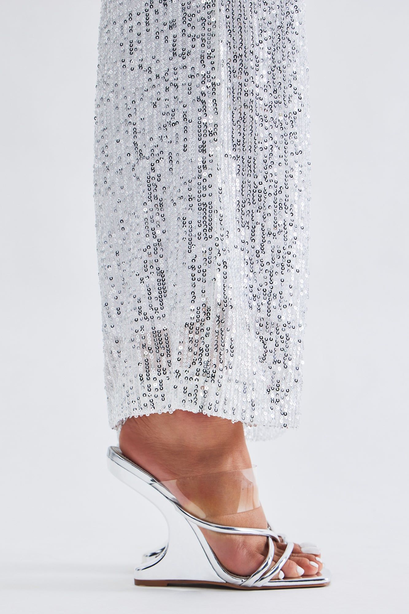 Feeling Anything But Bothered Wedges - Silver sold by Fashion Nova product image thumbnail 4