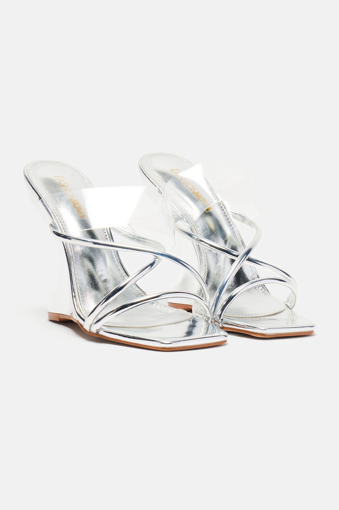 Feeling Anything But Bothered Wedges - Silver sold by Fashion Nova product image thumbnail 3
