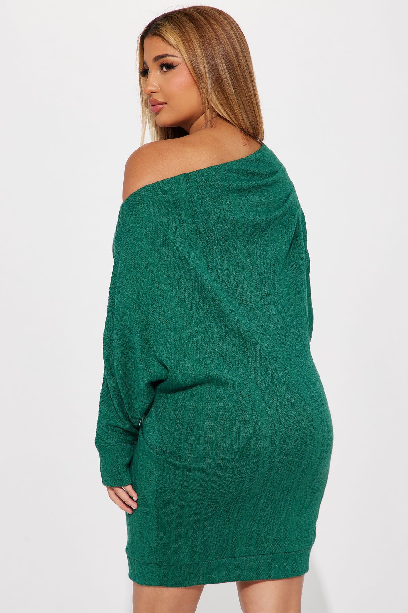 Ava Sweater Mini Dress - Hunter sold by Fashion Nova product image thumbnail 3