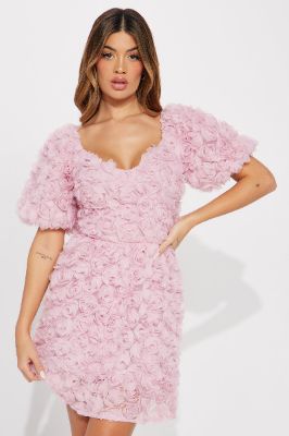 All Your Love Mini Dress - Pink sold by Fashion Nova