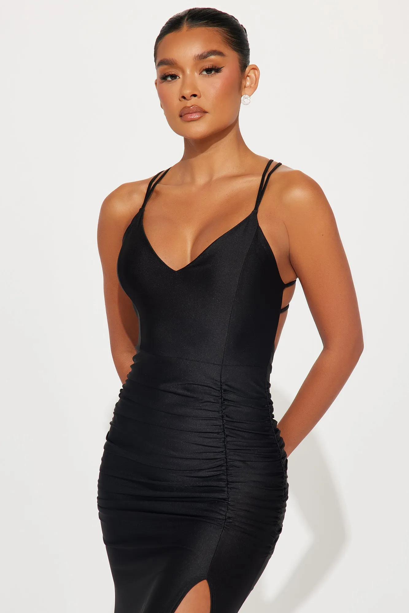 Gabriella Backless Gown - Black sold by Fashion Nova product image thumbnail 3
